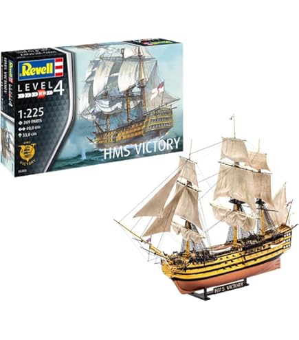 Amazon | HMS ヴィクトリー 1765 西洋木製帆船 英国海軍 船模型